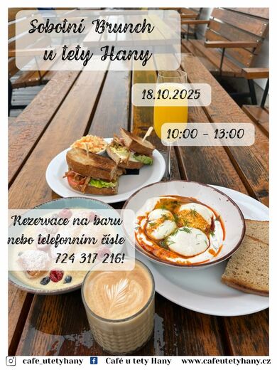 Říjnový BRUNCH u tety Hany 2025