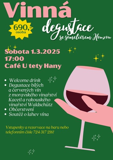 Degustace vín se someliérem Honzou