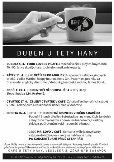 Duben u tety Hany 2025