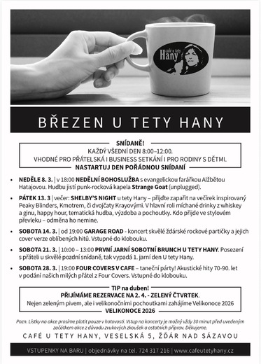 BŘEZEN u tety Hany 2026