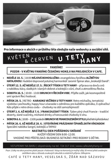 Květen § Červen u tety Hany 2026