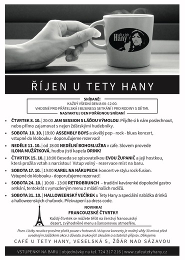 Říjen u Tety Hany 2026