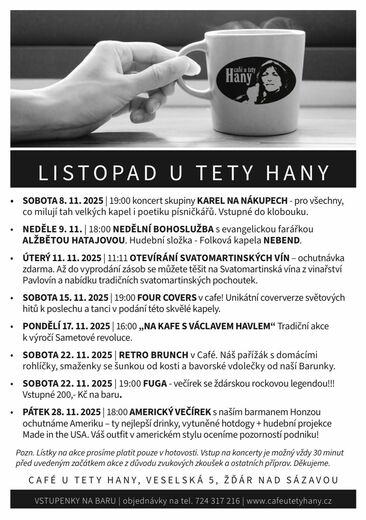 Listopad u tety Hany