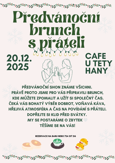 PŘEDVÁNOČNÍ BRUNCH u tety Hany 2025