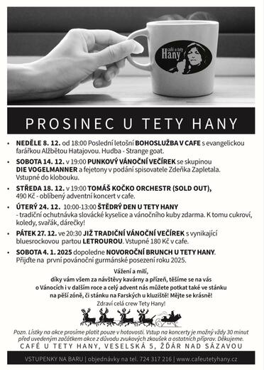 Prosinec u tety Hany