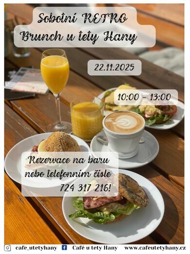 Listopadový RETRO BRUNCH u tety Hany 2025