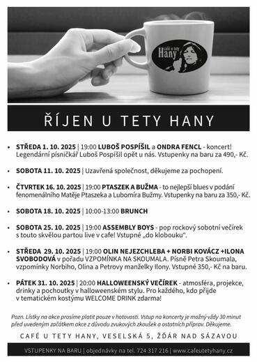 Říjen u tety Hany 2025