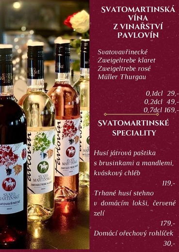 Svatomartinské otevírání vín (11.11.2023)